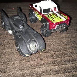 Bat mobile, and custom Ford Bronco hot wheels